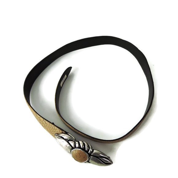 Nanni Italy Belt wings buckle 34 / 85